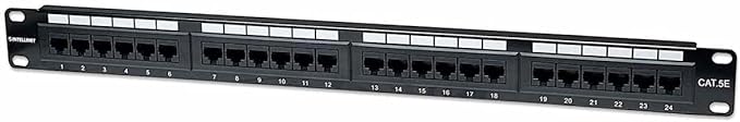 07-6012-12AA:Cat6 Patch Panel Rack Mount UTP 12Port