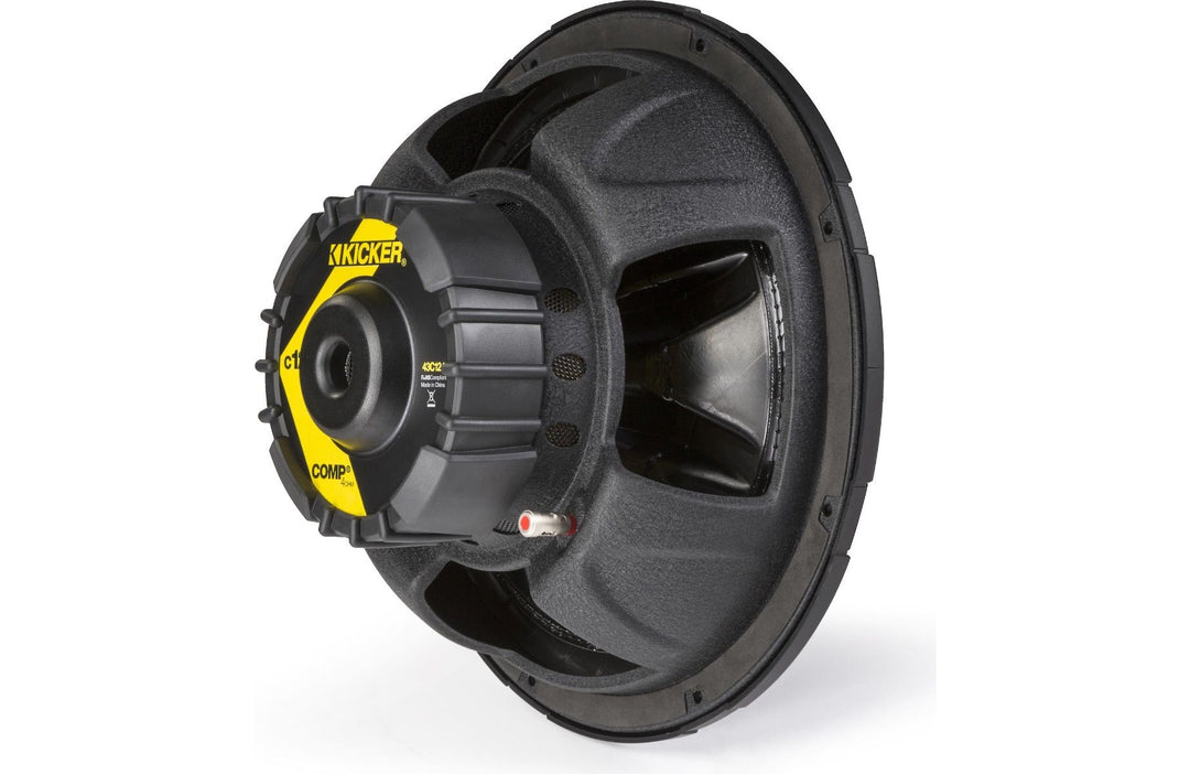 Kicker 43C124: 12" 4 Ω Comp-Series Subwoofer