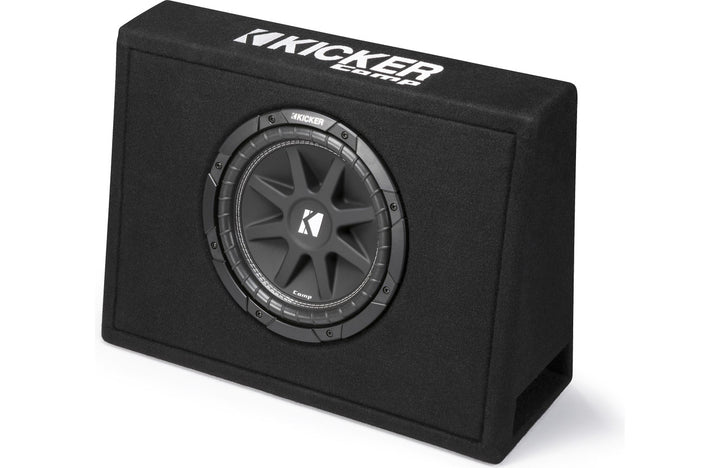 Kicker 43TC104: 10" Single Comp-Series 150 W RMS Shallow-Mount Loaded Enclosure