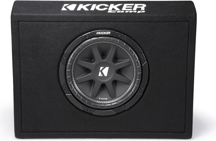 Kicker 43TC104: 10" Single Comp-Series 150 W RMS Shallow-Mount Loaded Enclosure