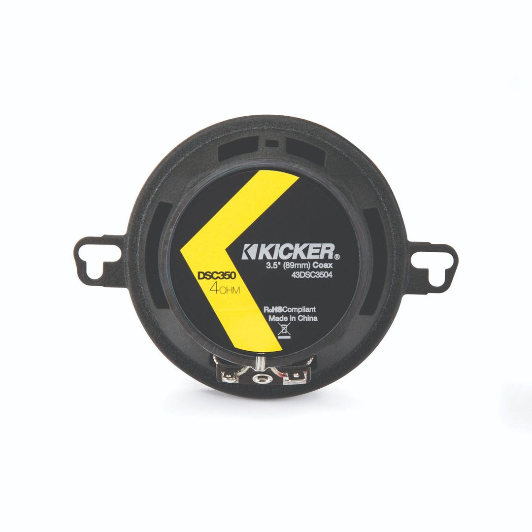 Kicker KK43DSC3504: 3.5" 89 MM 4 Ω Coaxial Speakers