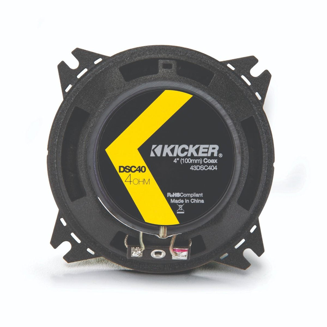 Kicker KK43DSC404: 4" 100 MM 4 Ω Coaxial Speakers