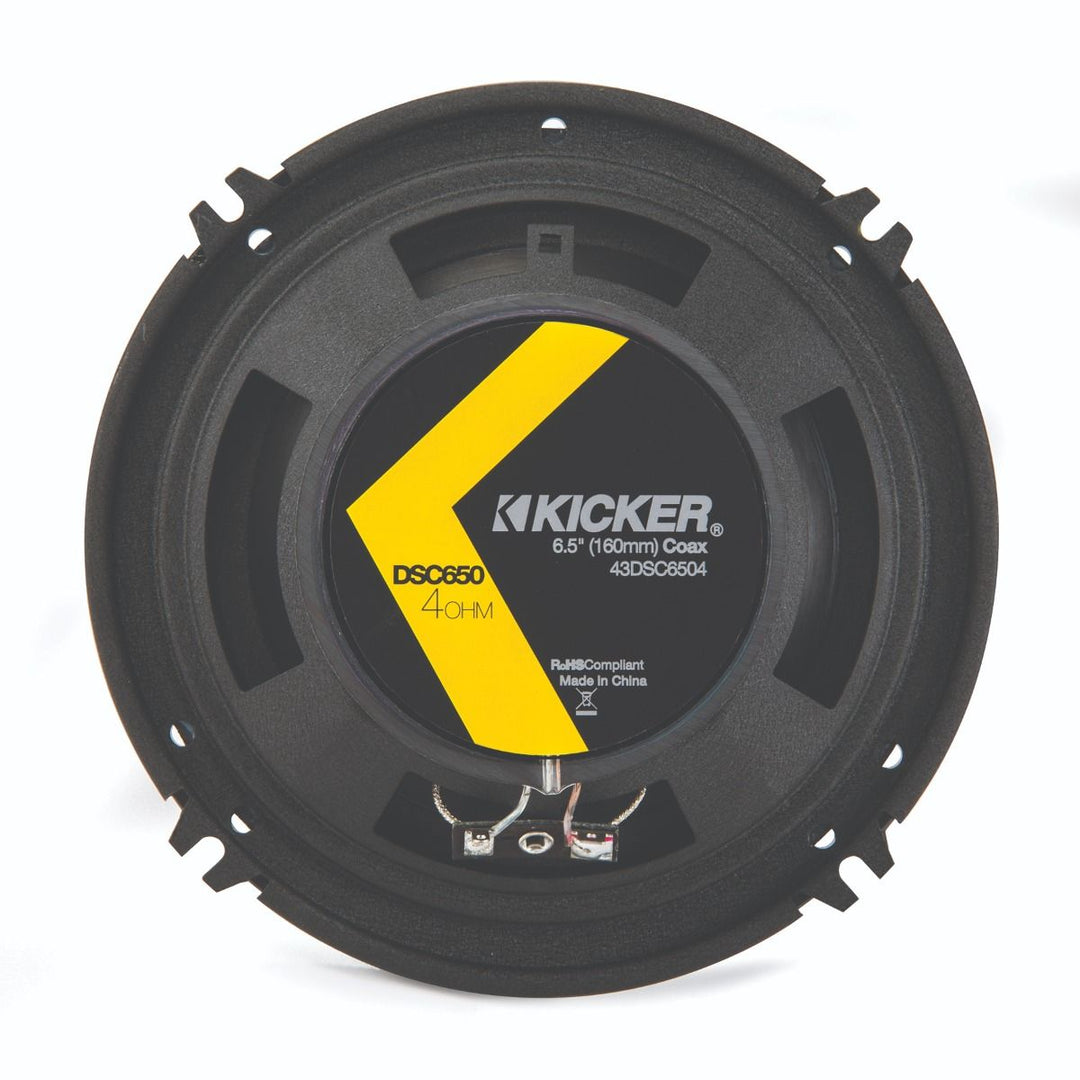 Kicker KK43DSC6504: 6.5" 4 Ω Coaxial Speakers