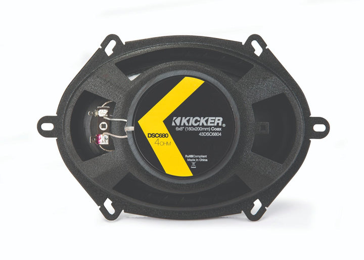 Kicker KK43DSC6804: 6 x 8 " 4 Ω Coaxial Speakers