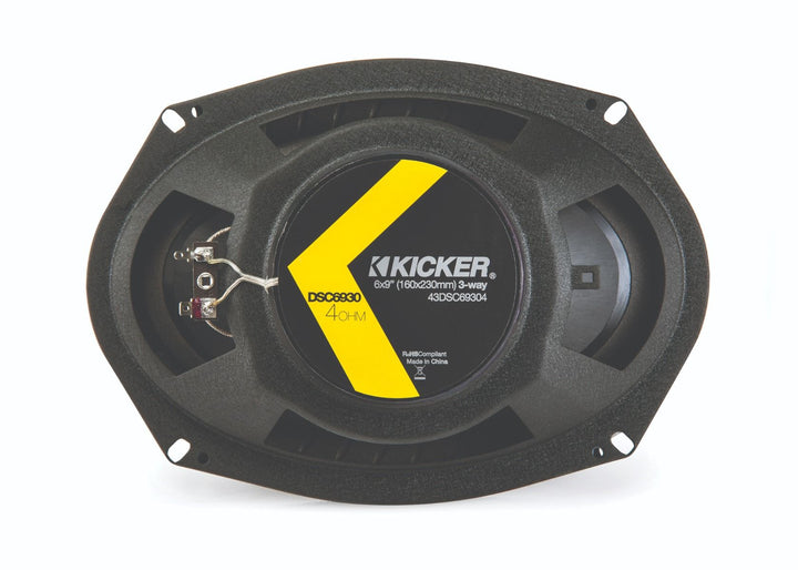 Kicker KK43DSC69304: 6 x 9" 4 Ω 3-Way Speakers