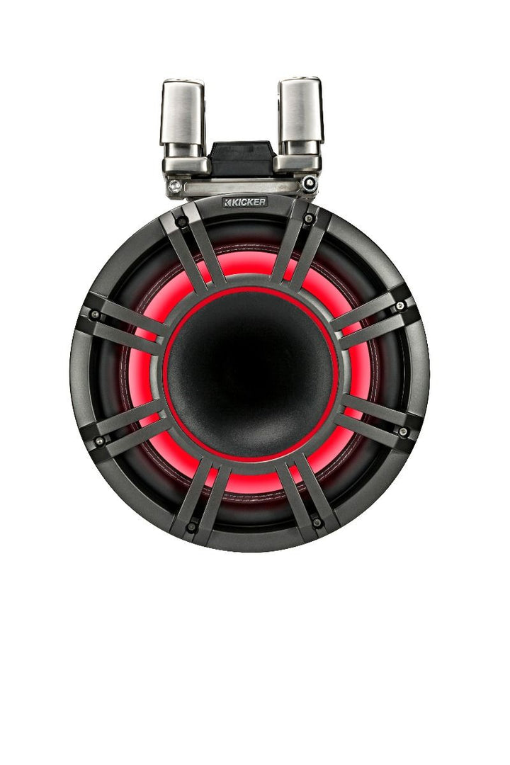 Kicker 44KMTC114: 11" 4 Ω Pair Charcoal Horn-Loaded Tower Speaker System