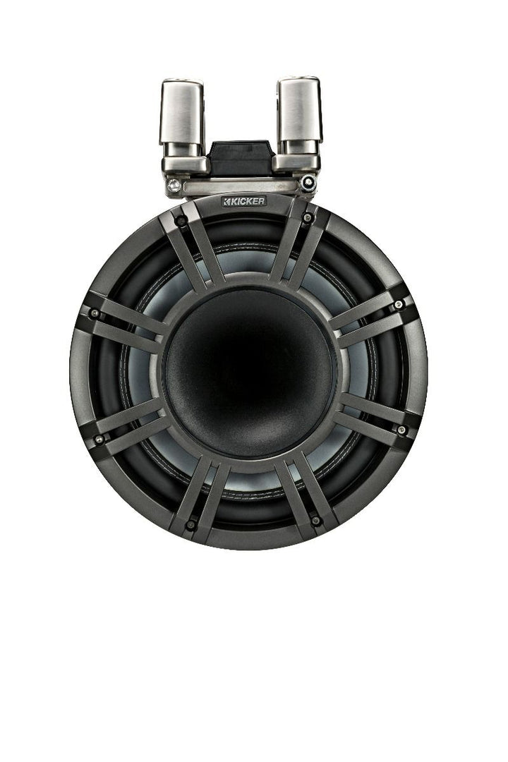 Kicker 44KMTC114: 11" 4 Ω Pair Charcoal Horn-Loaded Tower Speaker System