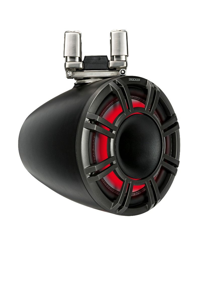 Kicker 44KMTC114: 11" 4 Ω Pair Charcoal Horn-Loaded Tower Speaker System