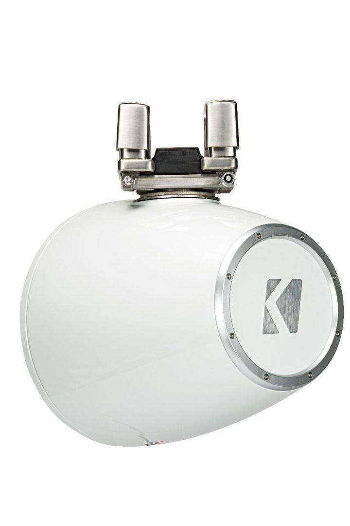 Kicker 44KMTC114W: 11" 4 Ω Pair White Horn-Loaded Tower Speaker System