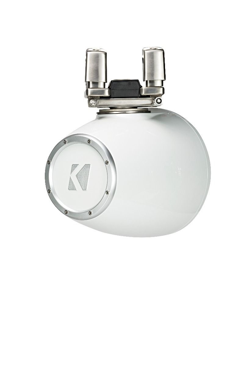 Kicker 44KMTC94W: 9" 4 Ω Pair White Horn-Loaded Tower Speaker System