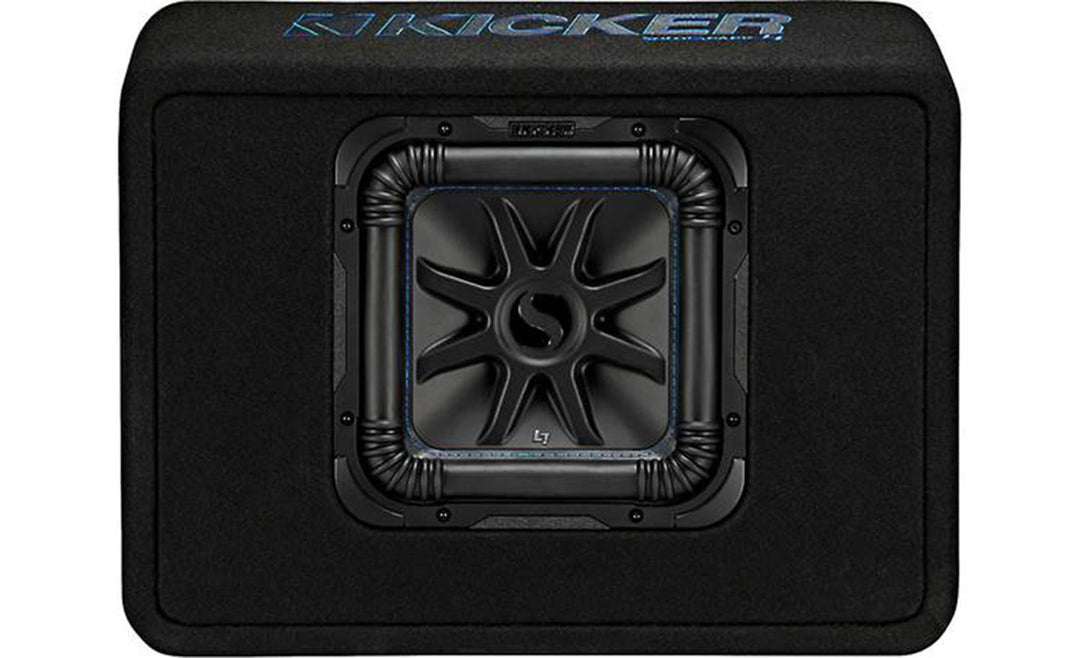 Kicker 44TL7S102: 10" 2 Ω L7-Series Single Slim Vented Enclosure