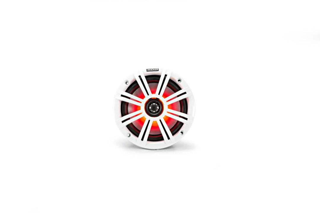 Kicker 45KM654L: 6.5" Charcoal & White Marine Coaxial Speakers