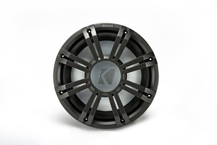 Kicker 45KMG12C: 12" Charcoal LED Subwoofer Grille
