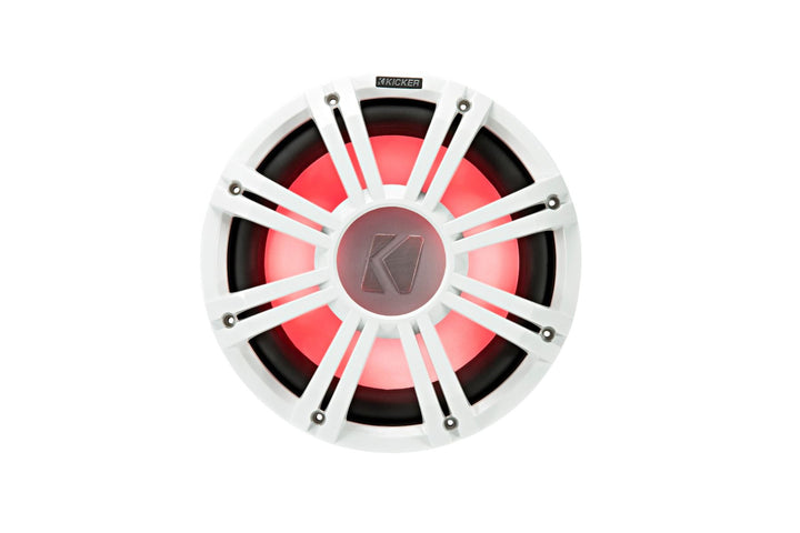 Kicker 45KMG12W: 12" White LED Subwoofer Grille