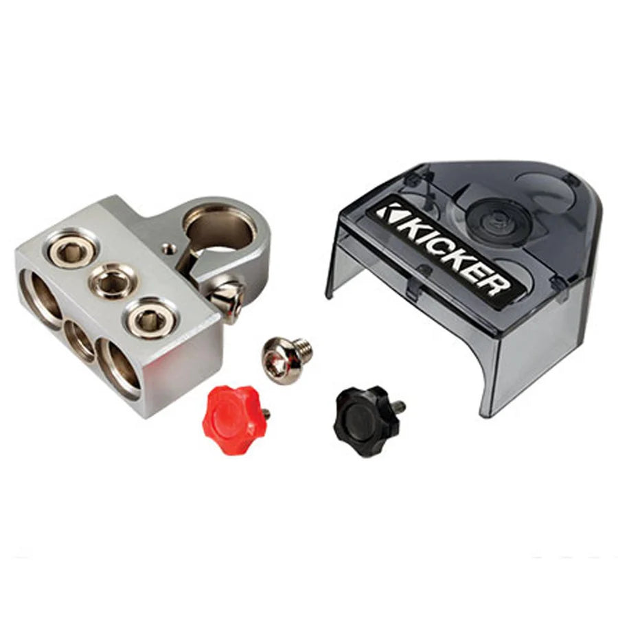 Kicker 46BT4: 2 - 0 / 8 - 1 - 4 / 8 GA Positive / Negative Battery Terminal