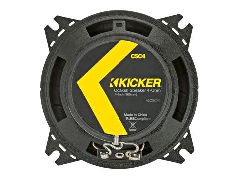 Kicker 46CSC44: 4" 4 Ω Coaxial Speakers