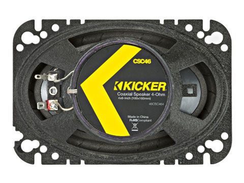 Kicker 46CSC464: 4 x 6" 4 Ω Coaxial Speakers