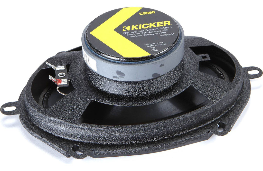 Kicker 46CSS684: 6 x 8" Component Speaker System