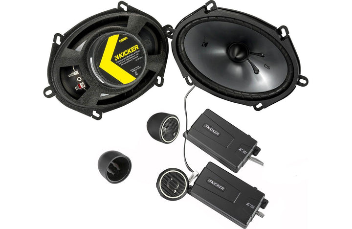 Kicker 46CSS684: 6 x 8" Component Speaker System