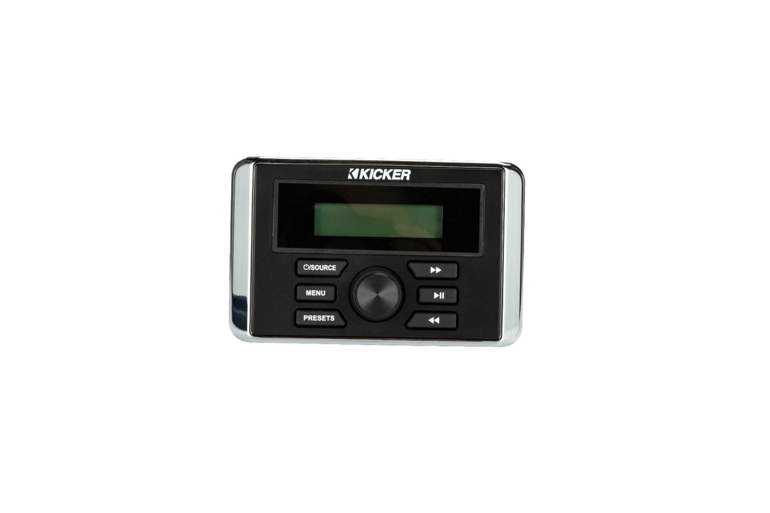 Kicker 46KMC3: Weather-Resistant Gauge-Style Media Center