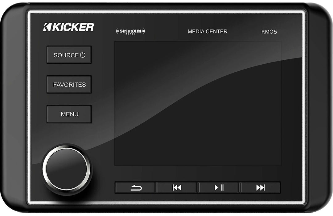 Kicker 46KMC5: Weather-Resistant Gauge-Style Media Center