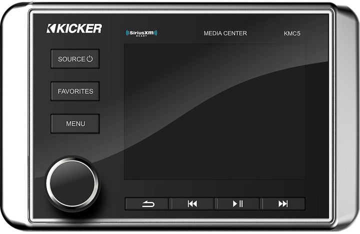 Kicker 46KMC5: Weather-Resistant Gauge-Style Media Center