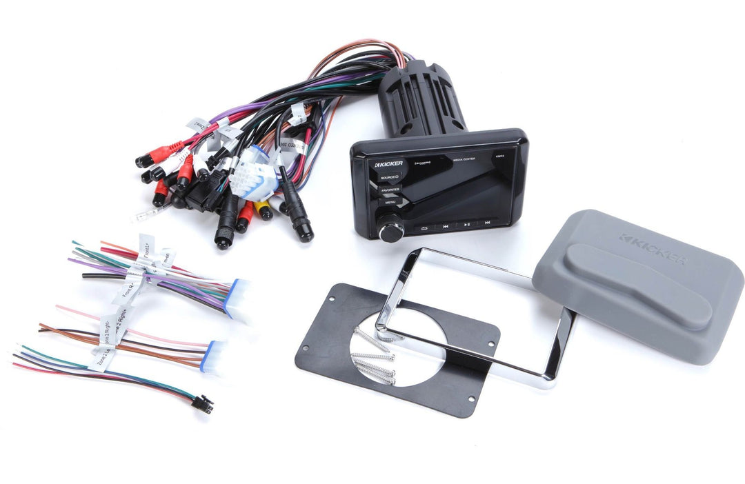 Kicker 46KMC5: Weather-Resistant Gauge-Style Media Center