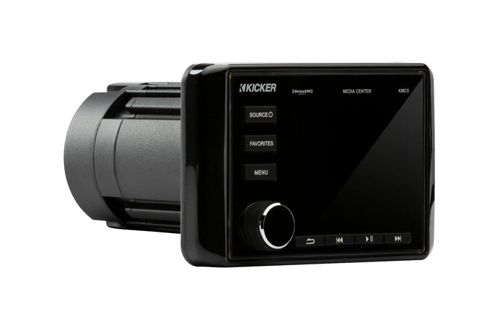 Kicker 46KMC5: Weather-Resistant Gauge-Style Media Center