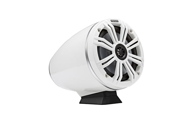 Kicker 46KMFC65W: Pair White Marine Flat Surface Mount Cans Loaded Speaker