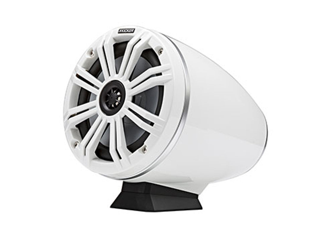 Kicker 46KMFC65W: 6.5" White Coaxial Tower Marine Speaker System