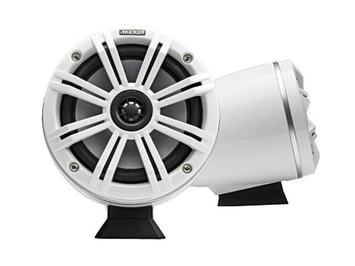 Kicker 46KMFC65W: 6.5" White Coaxial Tower Marine Speaker System