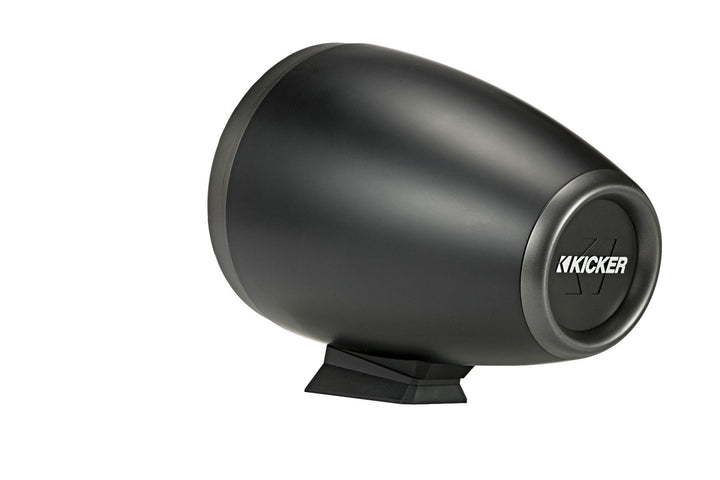 Kicker 46KMFC8: Pair Charcoal Marine Flat Surface Mount Cans Loaded Speaker