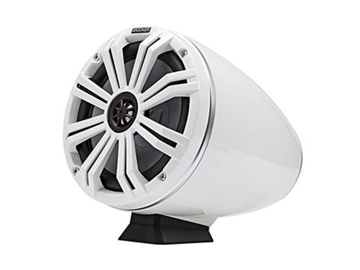 Kicker 46KMFC8W: 8" White Flat-Mount Loaded Tower Marine Speakers