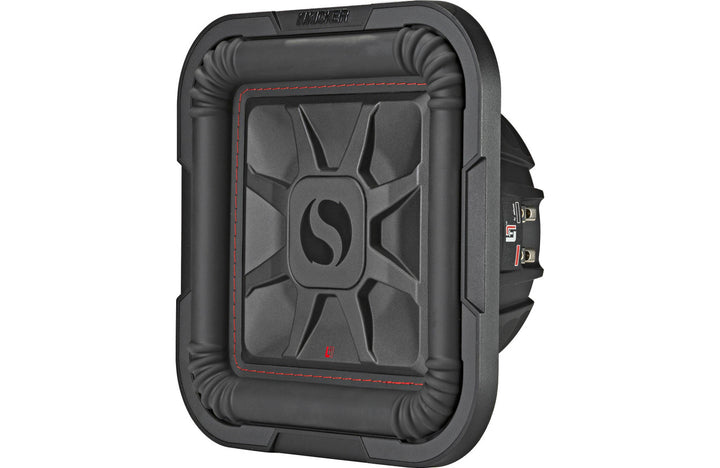 Kicker 46L7T104: 10" L7T-Series Shallow-Mount Dual 4-Ohms Subwoofer