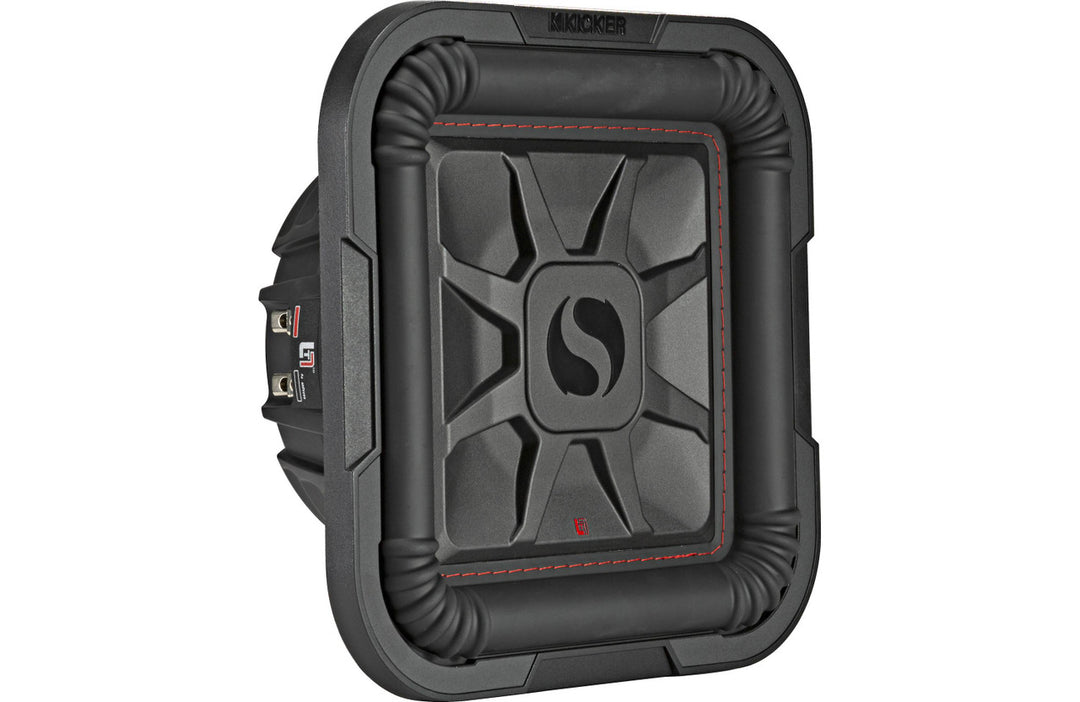 Kicker 46L7T104: 10" L7T-Series Shallow-Mount Dual 4-Ohms Subwoofer