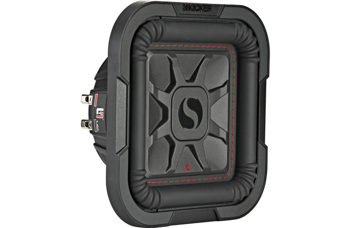 Kicker 46L7T84: 8" L7T-Series Shallow-Mount Dual 4-Ohms Subwoofer