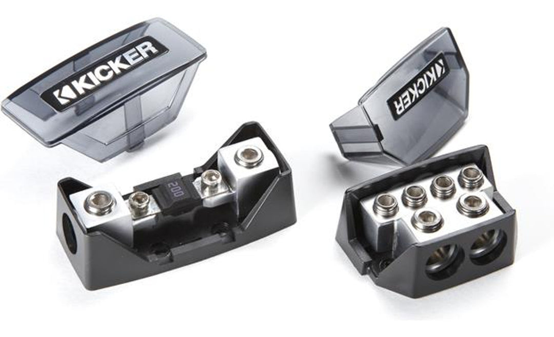 Kicker 46PKD1: 1 / 0-Gauge Dual Power Amplifier Wiring Kit