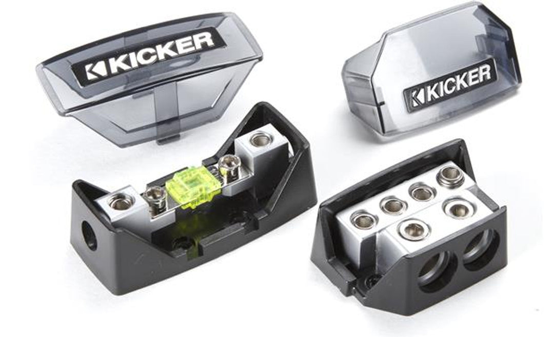 Kicker 46PKD4: 4-Gauge Dual Power Amplifier Wiring Kit