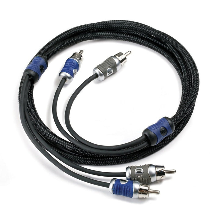 Kicker 46QI21: 2-Channel Q-Series 1 M RCA Interconnectors