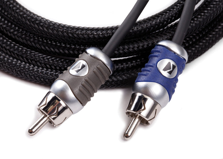 Kicker 46QI23: 2-Channel Q-Series 3 M RCA Interconnectors