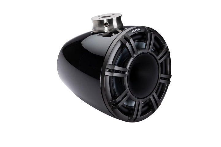 Kicker 47KMFC11: 11" Pair Charcoal Marine Flat Surface Mount Cans Loaded Speaker