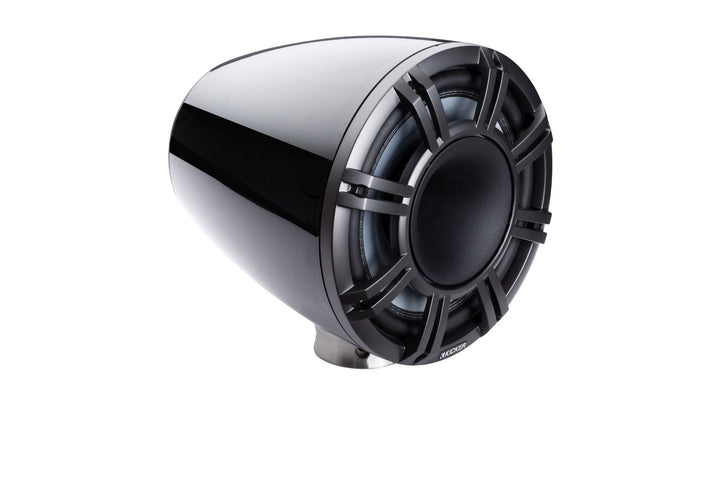Kicker 47KMFC11: 11" Pair Charcoal Marine Flat Surface Mount Cans Loaded Speaker