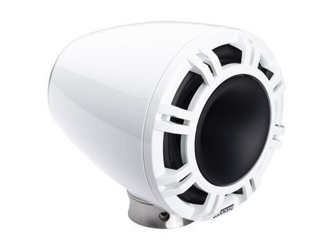 Kicker 47KMFC9W: 9" Pair White Marine Flat Surface Mount Cans Loaded Speaker