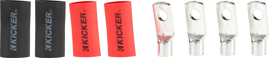 Kicker 47RT4: 5 / 16 FT 4 AWG 4-Packs Tin-Plated Ring Terminal