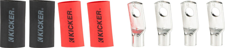 Kicker 47RT4: 5 / 16 FT 4 AWG 4-Packs Tin-Plated Ring Terminal