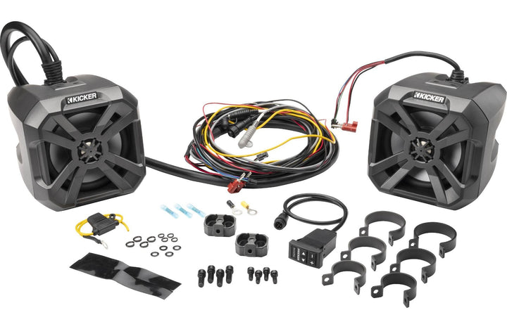Kicker 48BTCAN65: 6.5" Bluetooth Marine Universal Powersport Can Powered Speaker
