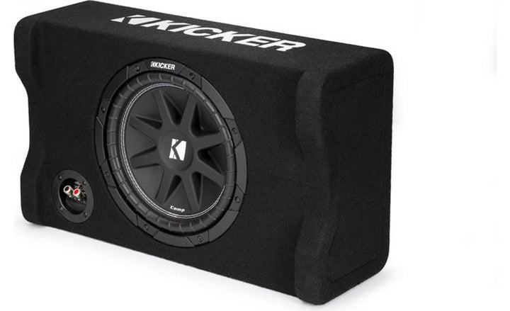 Kicker 48CDF104: 10" Comp-Series 150 W RMS Down-Firing 4-Ohms Enclosure