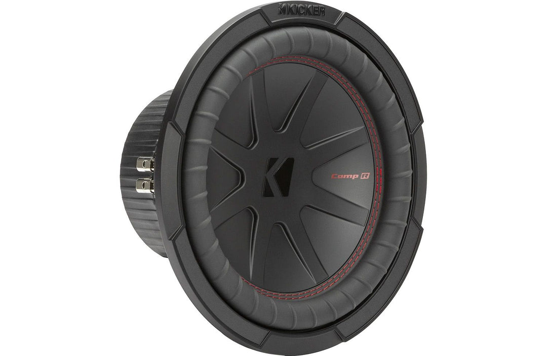 Kicker 48CWR102: 10" 2 Ω CompR-Series Thin DVC Subwoofer