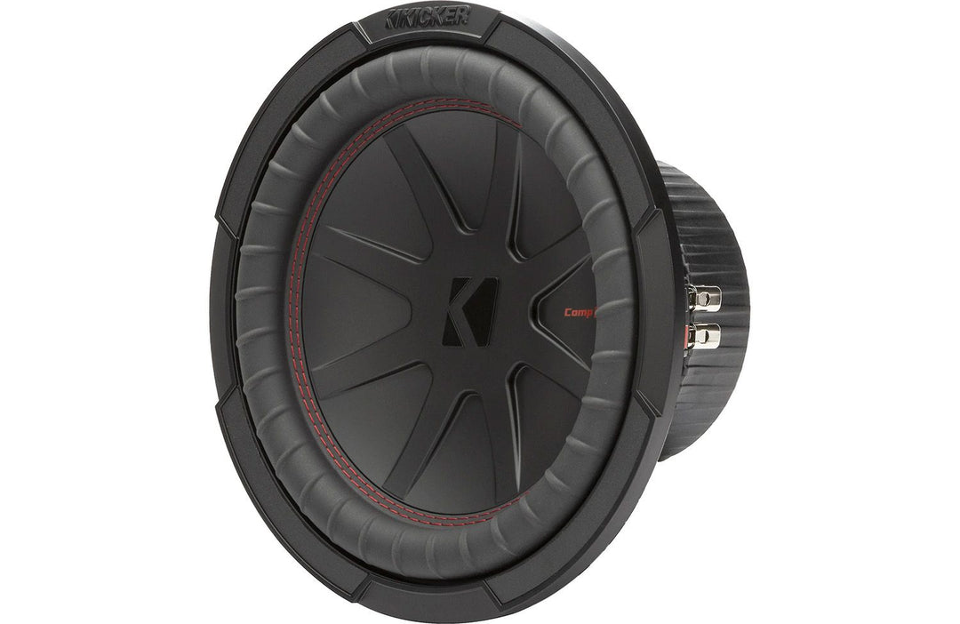 Kicker 48CWR102: 10" 2 Ω CompR-Series Thin DVC Subwoofer
