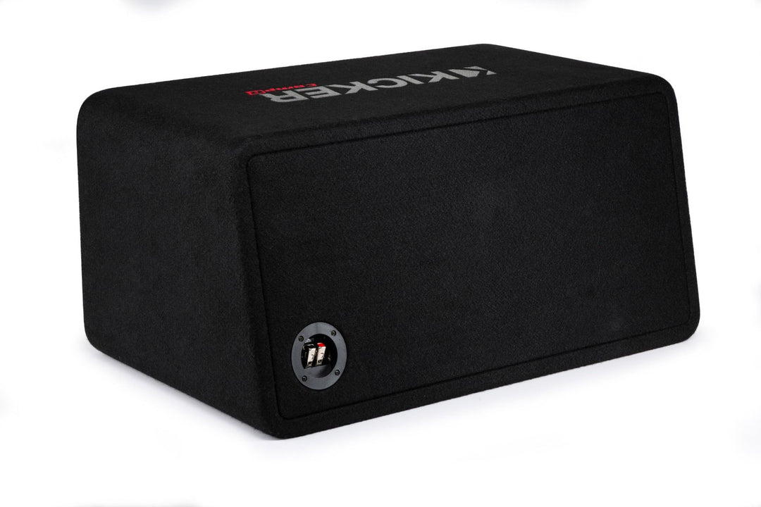 Kicker 48DCWR102: 10" 2 Ω CompR-Series Dual Vented Subwoofer Enclosure